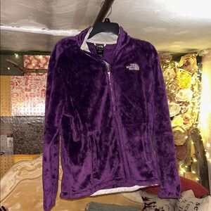The North Face Women's Plush Purple Teddy Jacket